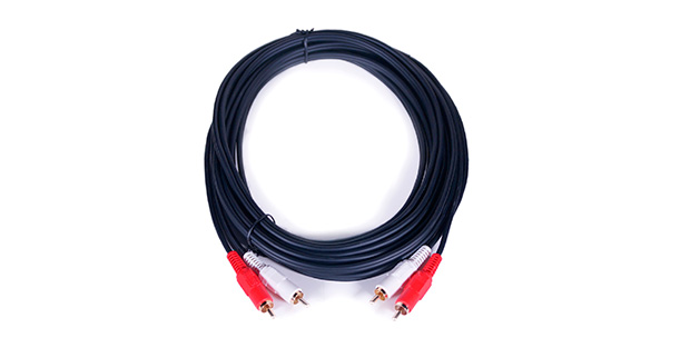 PROCAST Cable 2RCA/2RCA.5 – межблочный звуковой соединительный стерео кабель 2RCA (m) - 2RCA (m), черный, 5m